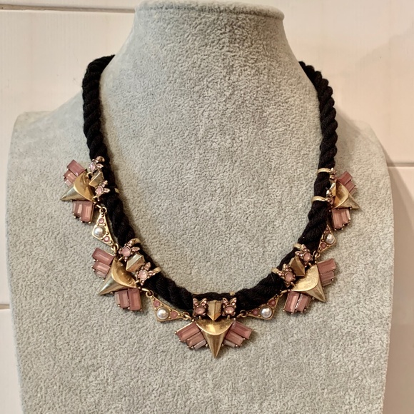 J. Crew Beautiful Necklace - Art Deco Style - Picture 1 of 4